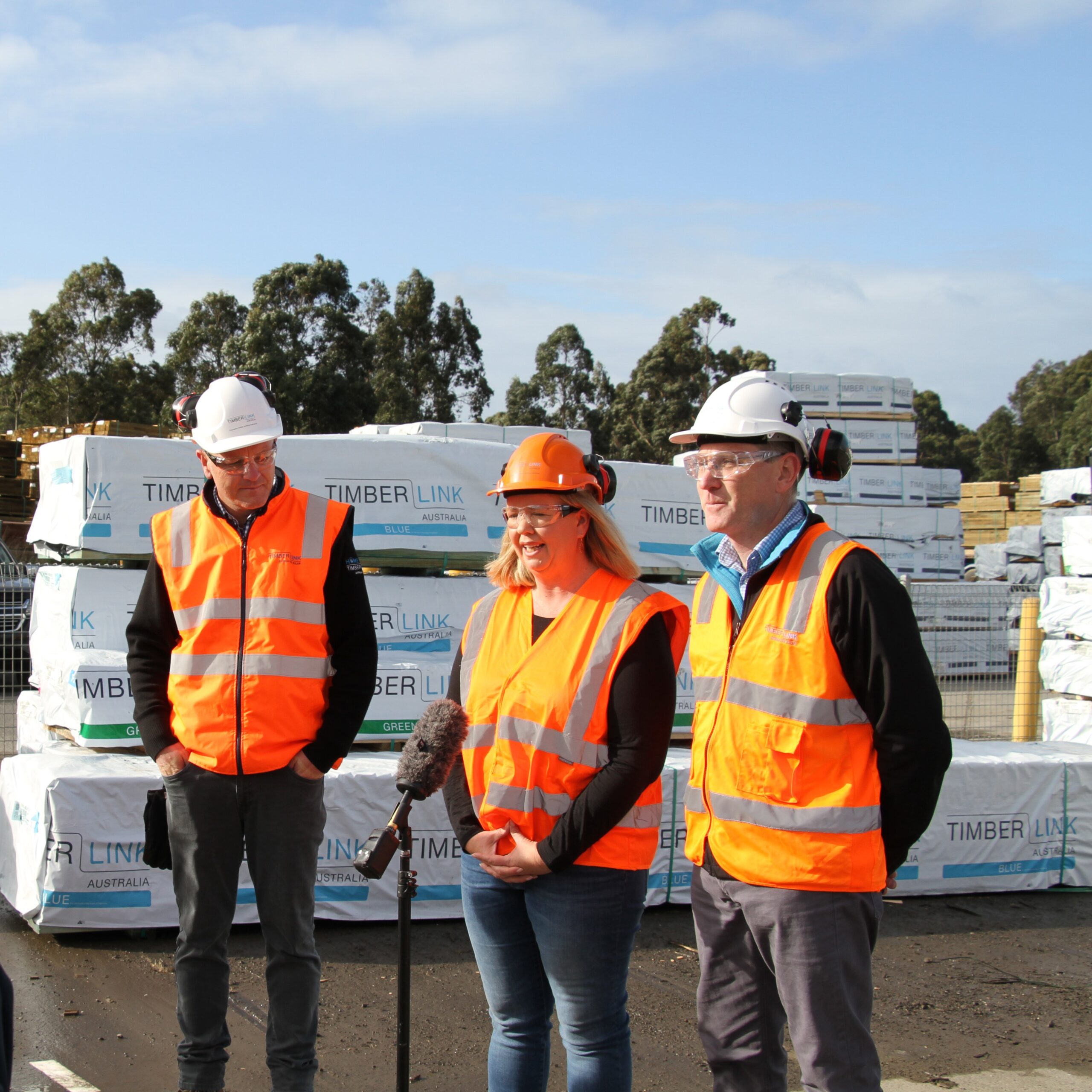 Timberlink unveils new technology at Bell Bay in Tasmania. Timberlink